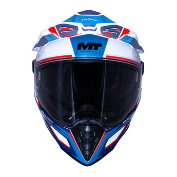 casco MT Track SV azul brillo