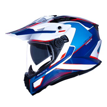 casco MT Track SV azul brillo