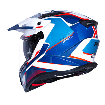 casco MT Track SV azul brillo