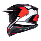 casco MT Track SV rojo brillo