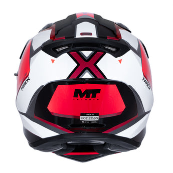 casco MT Track SV rojo brillo