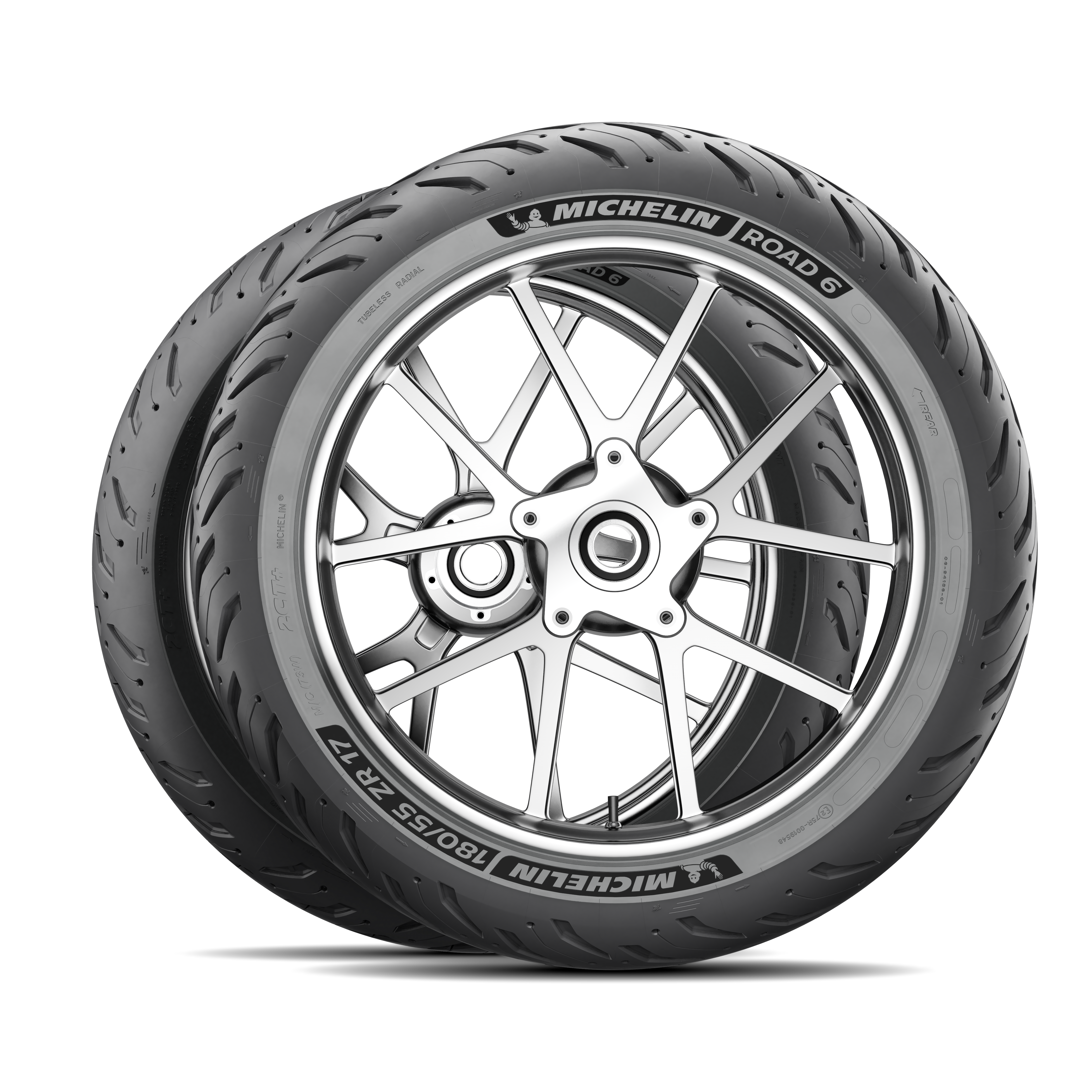 120/70ZR17（58w）180/55ZR173w7 Neumático para Moto Michelin Michelin 120/70ZR17 (58W) ROAD 6 F TL