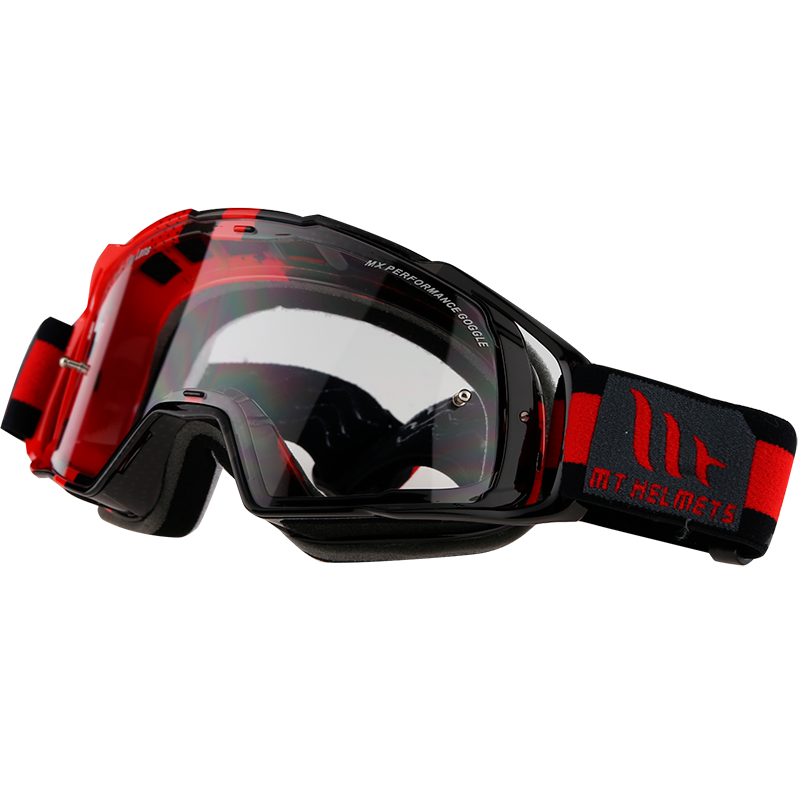 MT Antiparra MX EVO Stripes Negro/Rojo