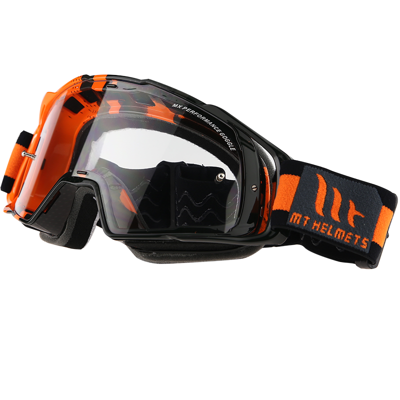MT Antiparra MX EVO Stripes Negro/Naranja
