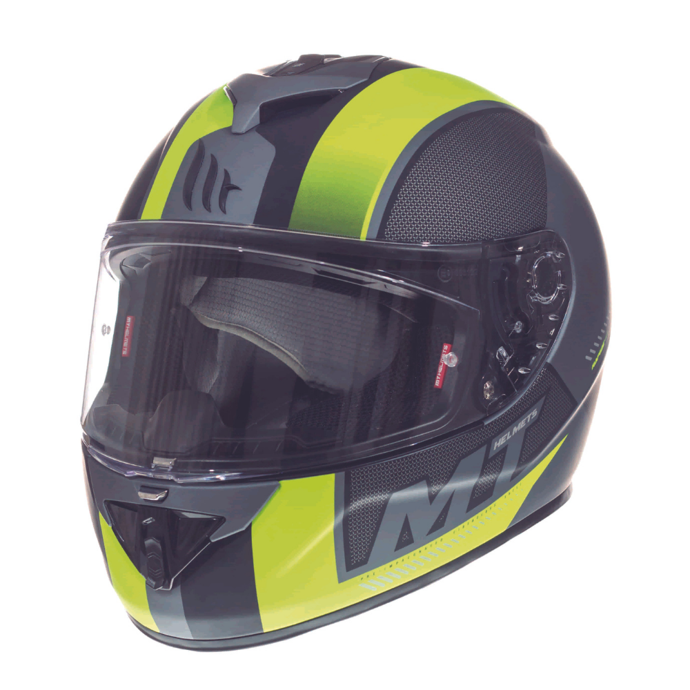 Casco de Moto MT Helmets - Rapide Overtake B3 - Amarillo Fluor Mate – Bikesport  Chile