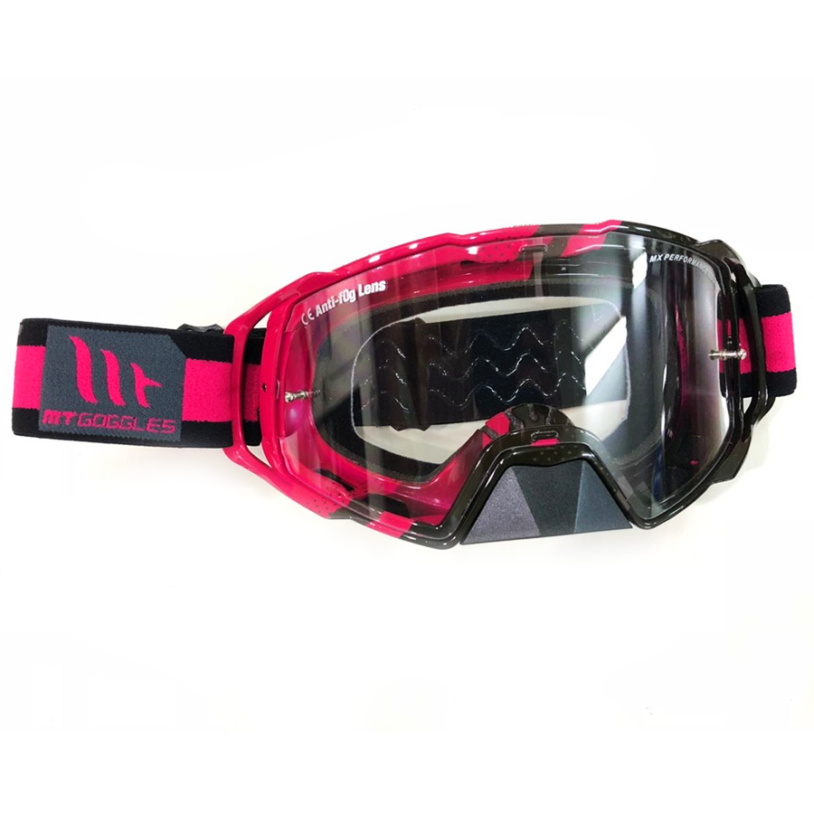 MT  Antiparra MX EVO Stripes Negro/Fucsia