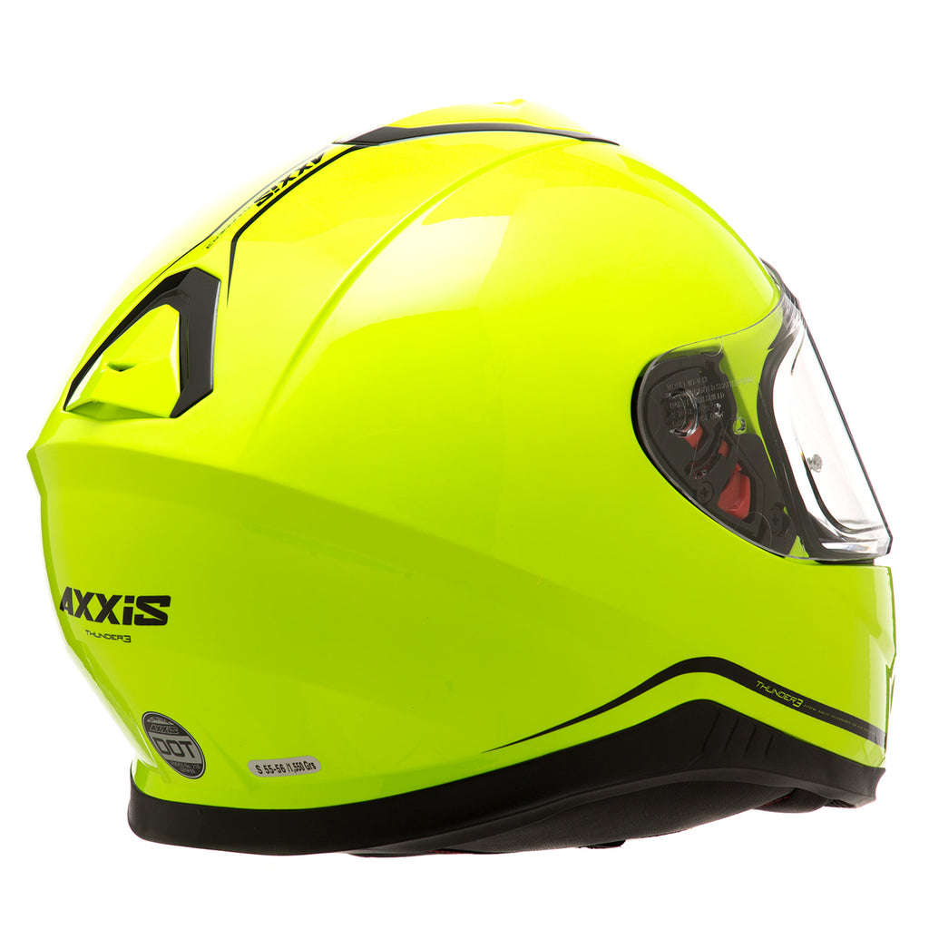 Casco de Moto Axxis Thunder 3 SV Solid Amarillo brillo