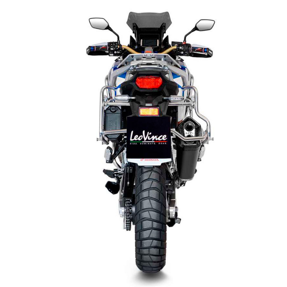 LeoVince Escape LV-12 Black Edition Acero Inox HONDA CRF1100 / 2021 (15302B)