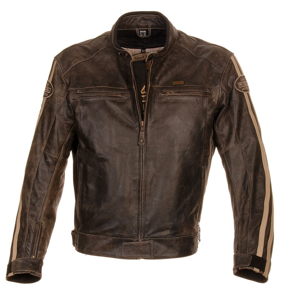 Chaqueta para Moto cuero Retro