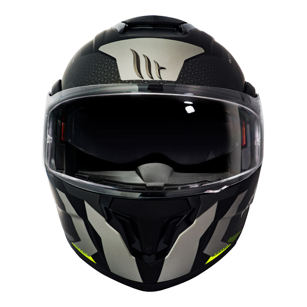 Casco de Moto MT Helmets - ATOM SV Híbrido F2 Amarillo Fluor + Antiemp – Bikesport  Chile
