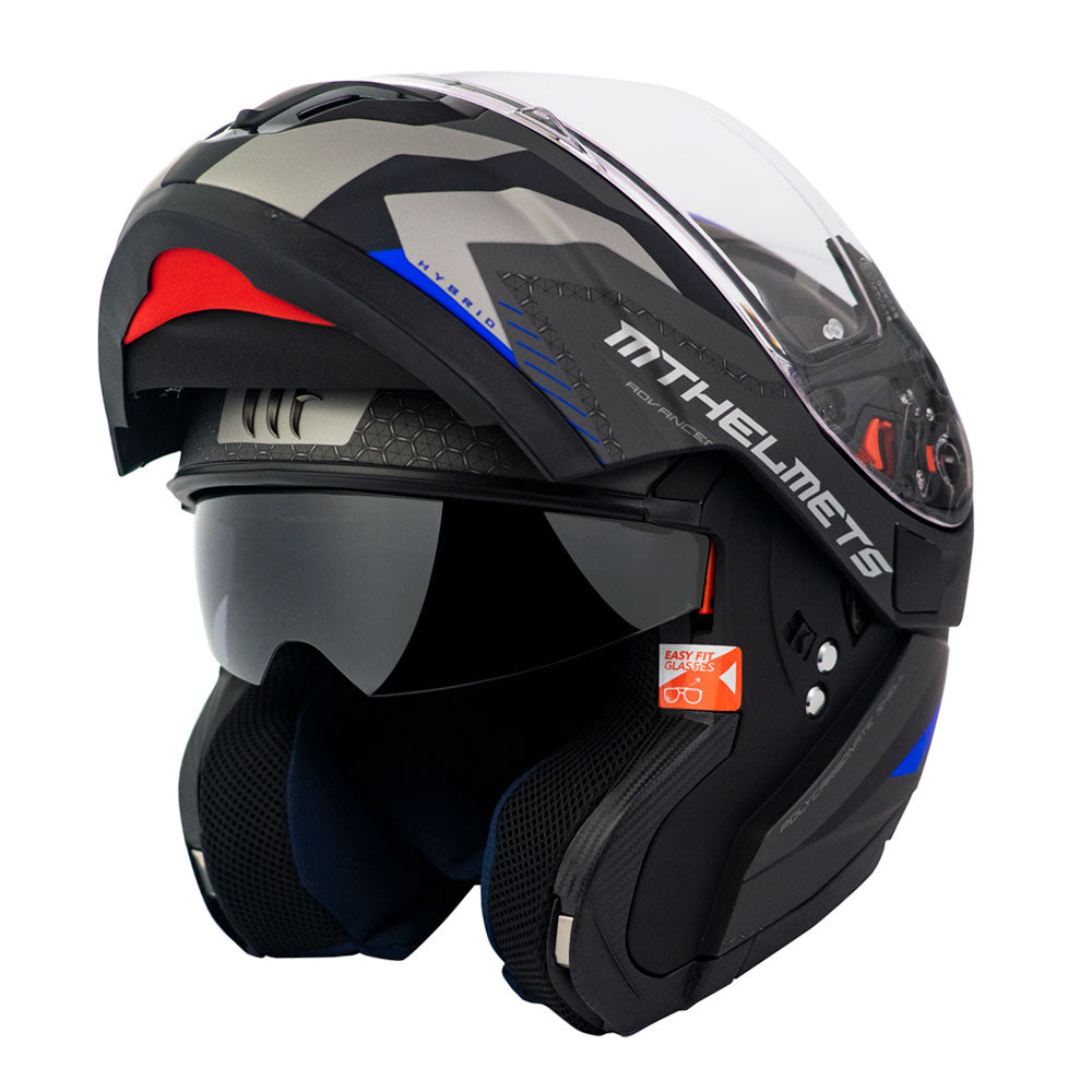 Casco abatible