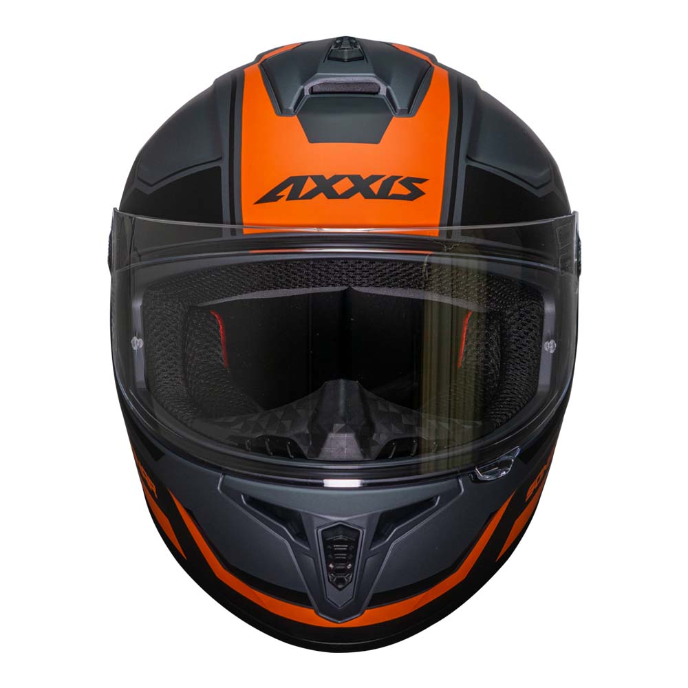 Casco de Moto Axxis Draken S Sonar D4 Naranja Mate