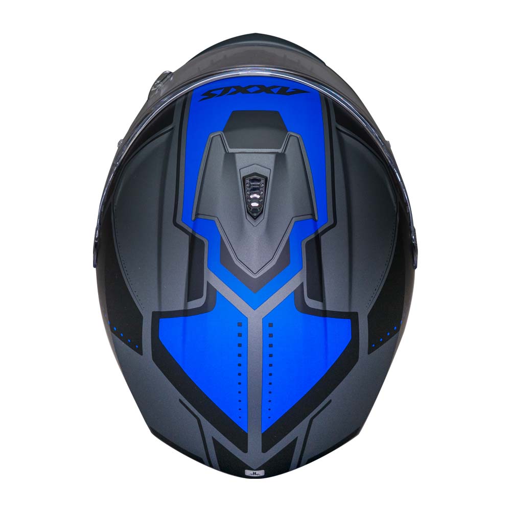 Casco de Moto Axxis Draken S Sonar D7 Azul Mate