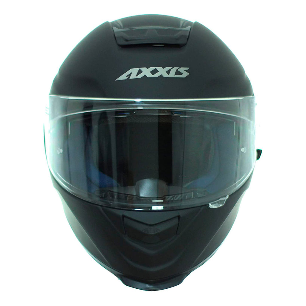 PROMO Casco Axxis Eagle SV Solid A1 Negro + Mica transparente