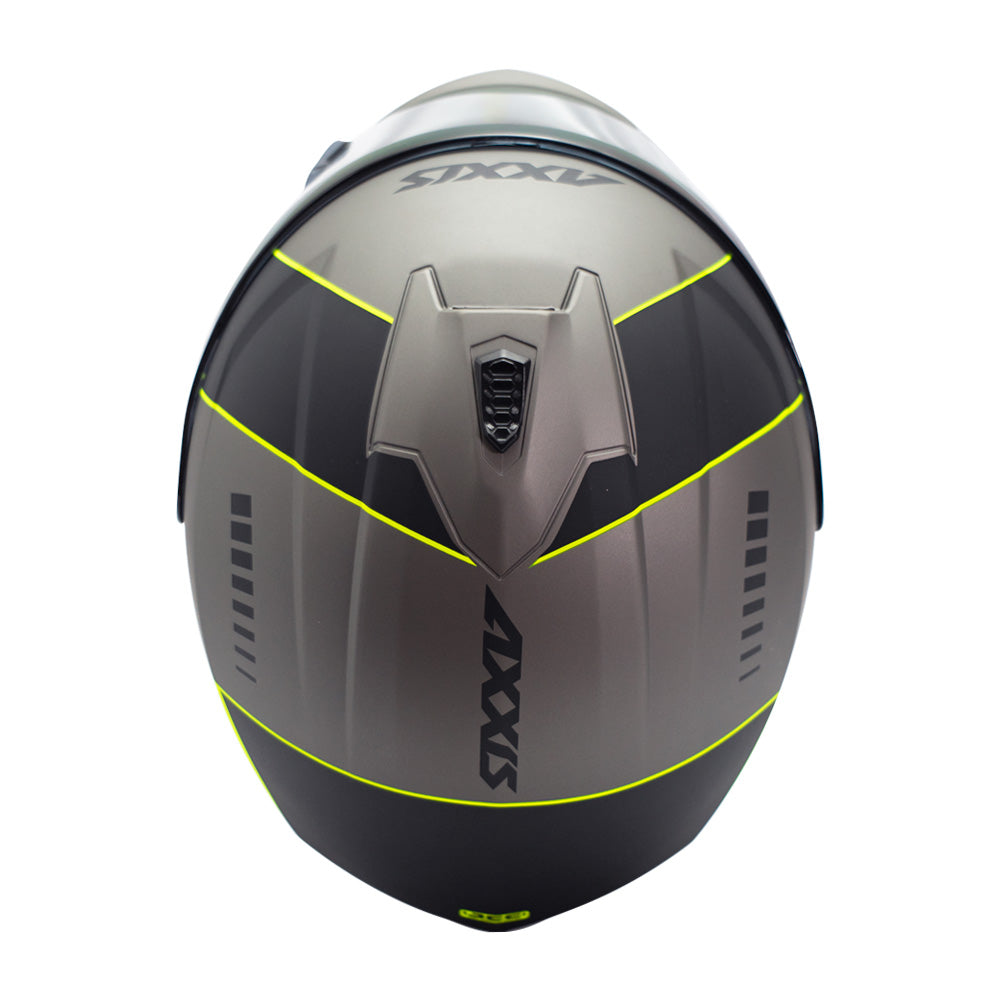 Casco de Moto Axxis Draken MP4 C3 Amarillo Fluor Mate – Bikesport