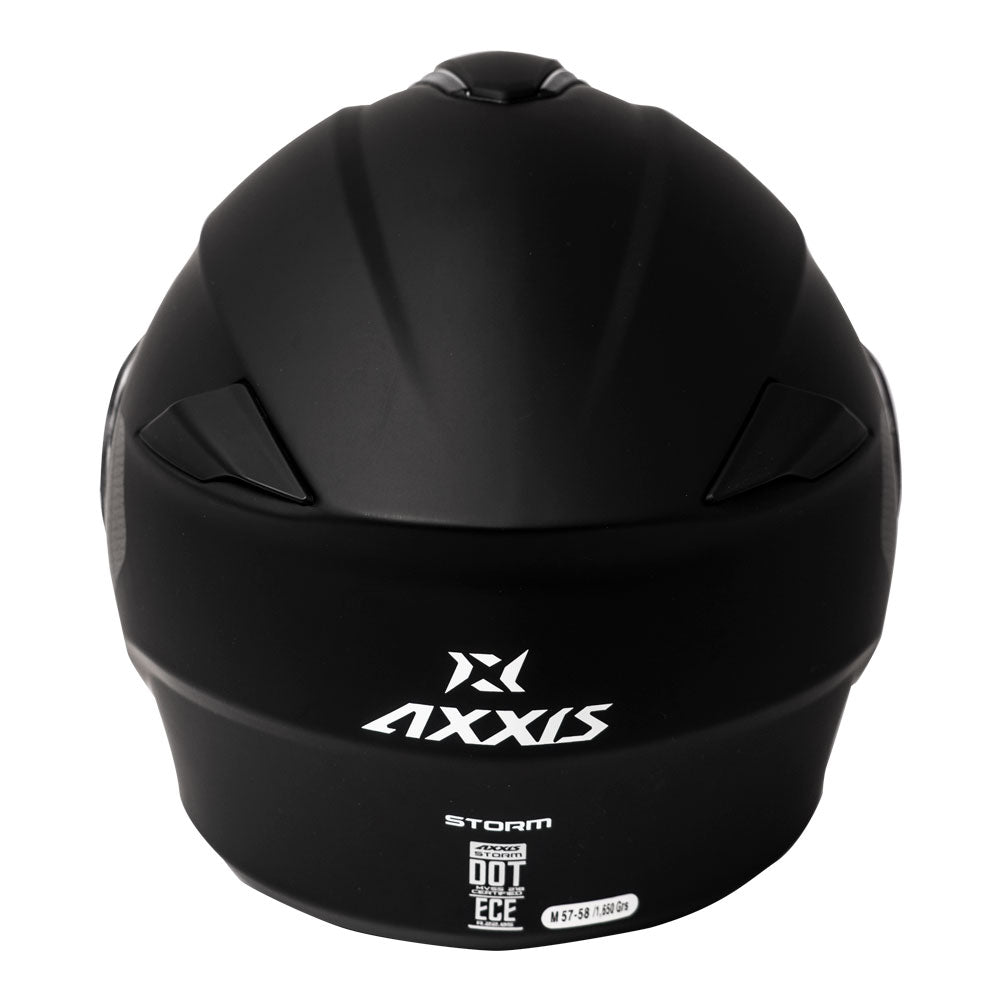 casco moto negro