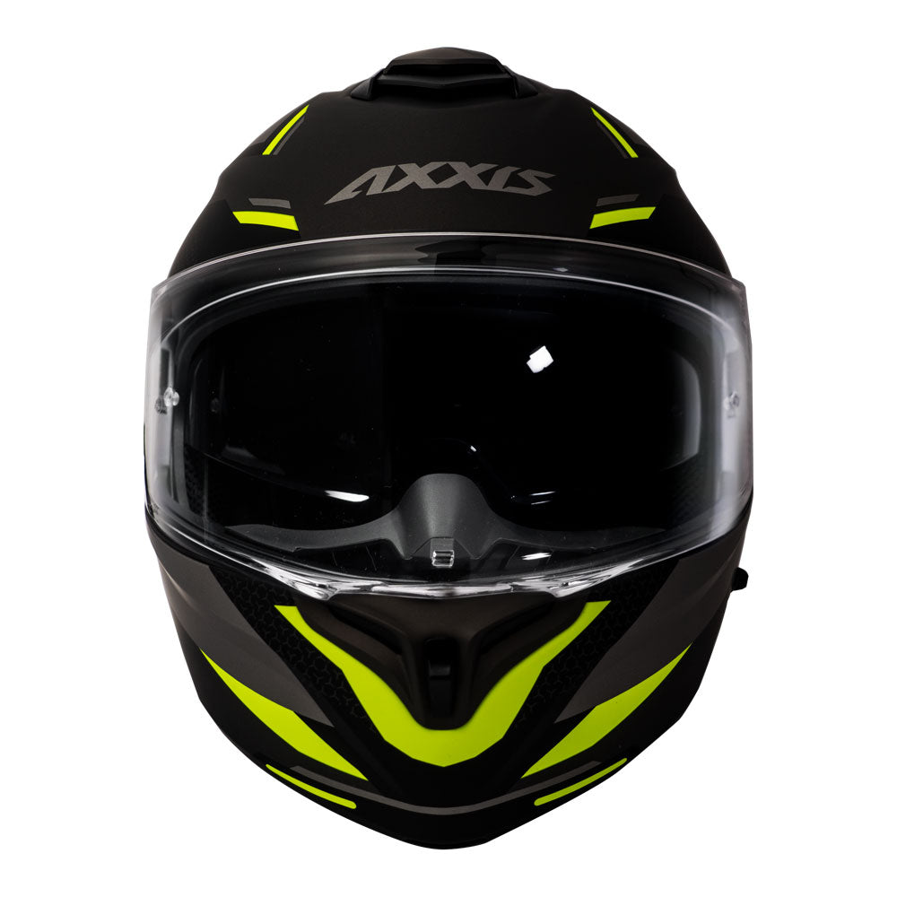 Casco amarillo fluor store