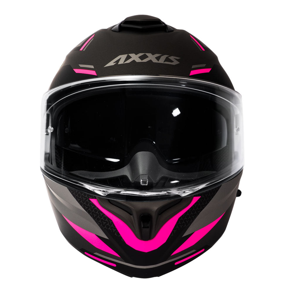 Casco de Moto Axxis Storm Drone D8 Rosado Bikesport Chile