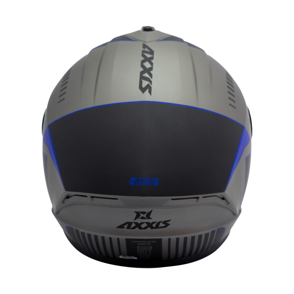 Casco de Motos Axxis Draken MP4 C7 Azul Mate Bikesport Chile