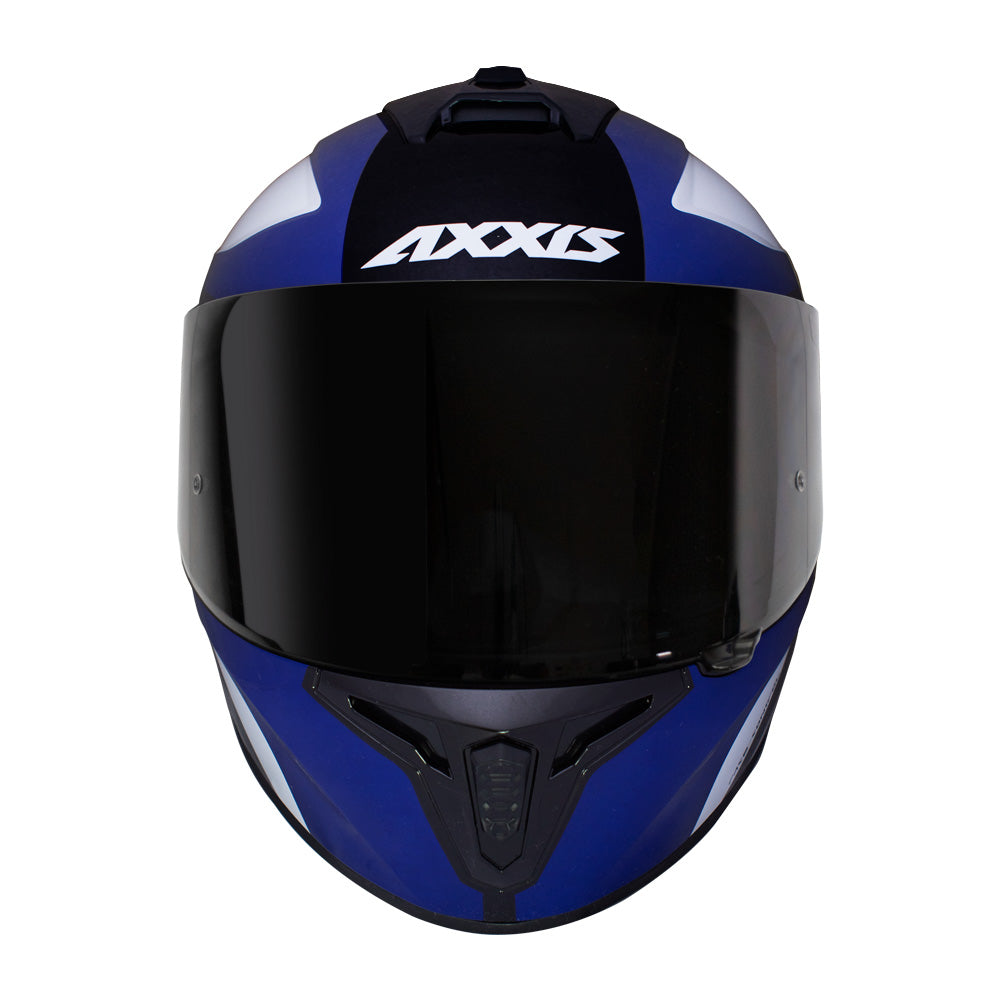 Casco de Moto Axxis Draken X-Road B1 Azul Brillo