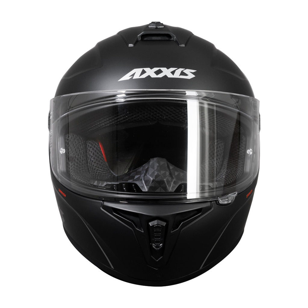 Casco de Moto Axxis Draken Solid V.2 A11 Negro Matte