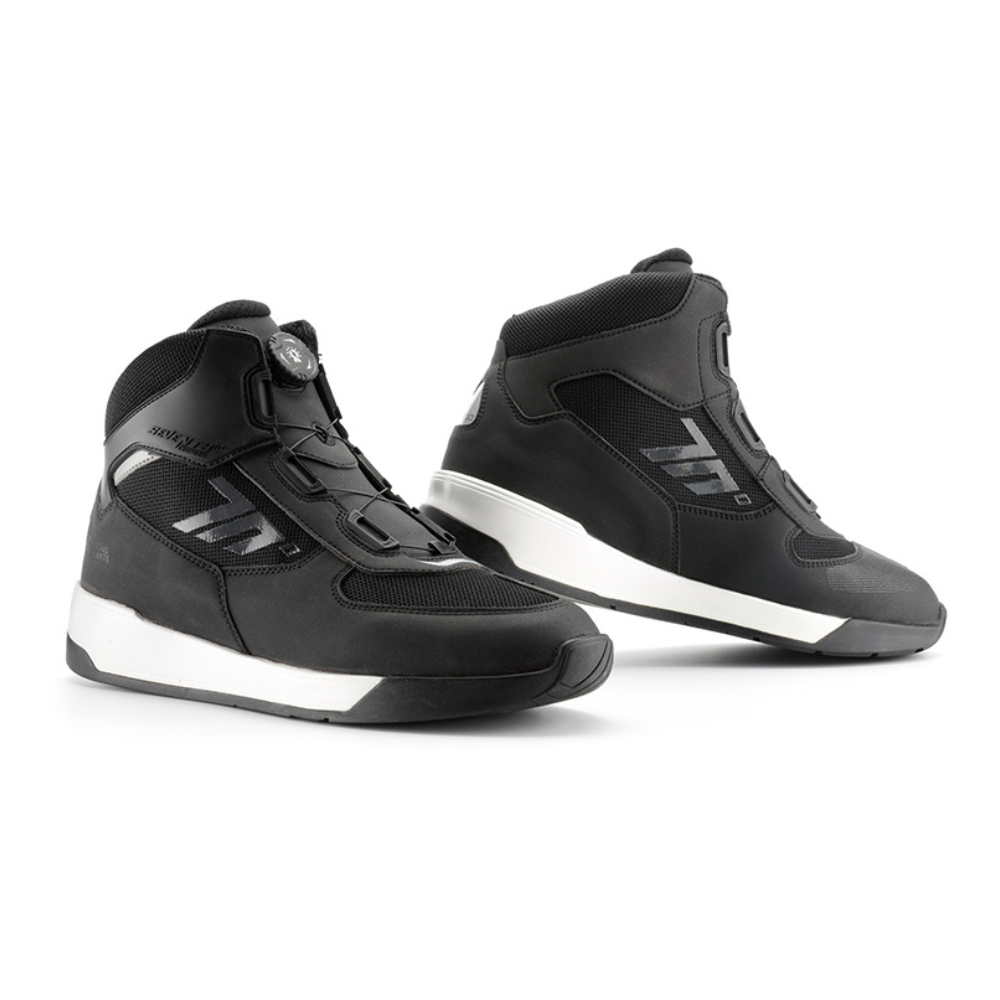 Bota de Moto Seventy SD-BC10  Urbana Unisex Negro/Gris - 38