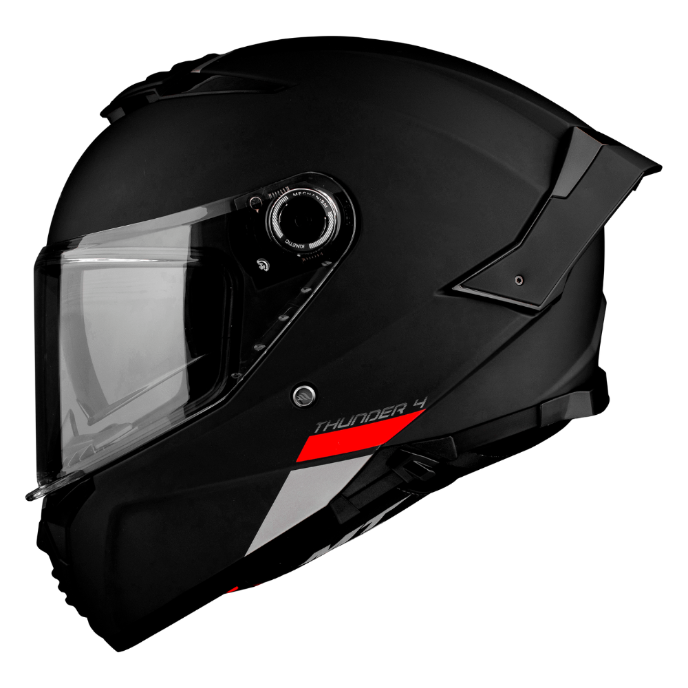 Casco MT Helmets Thunder 4 SV Solid A1 Negro Mate + Pinlock Incluido