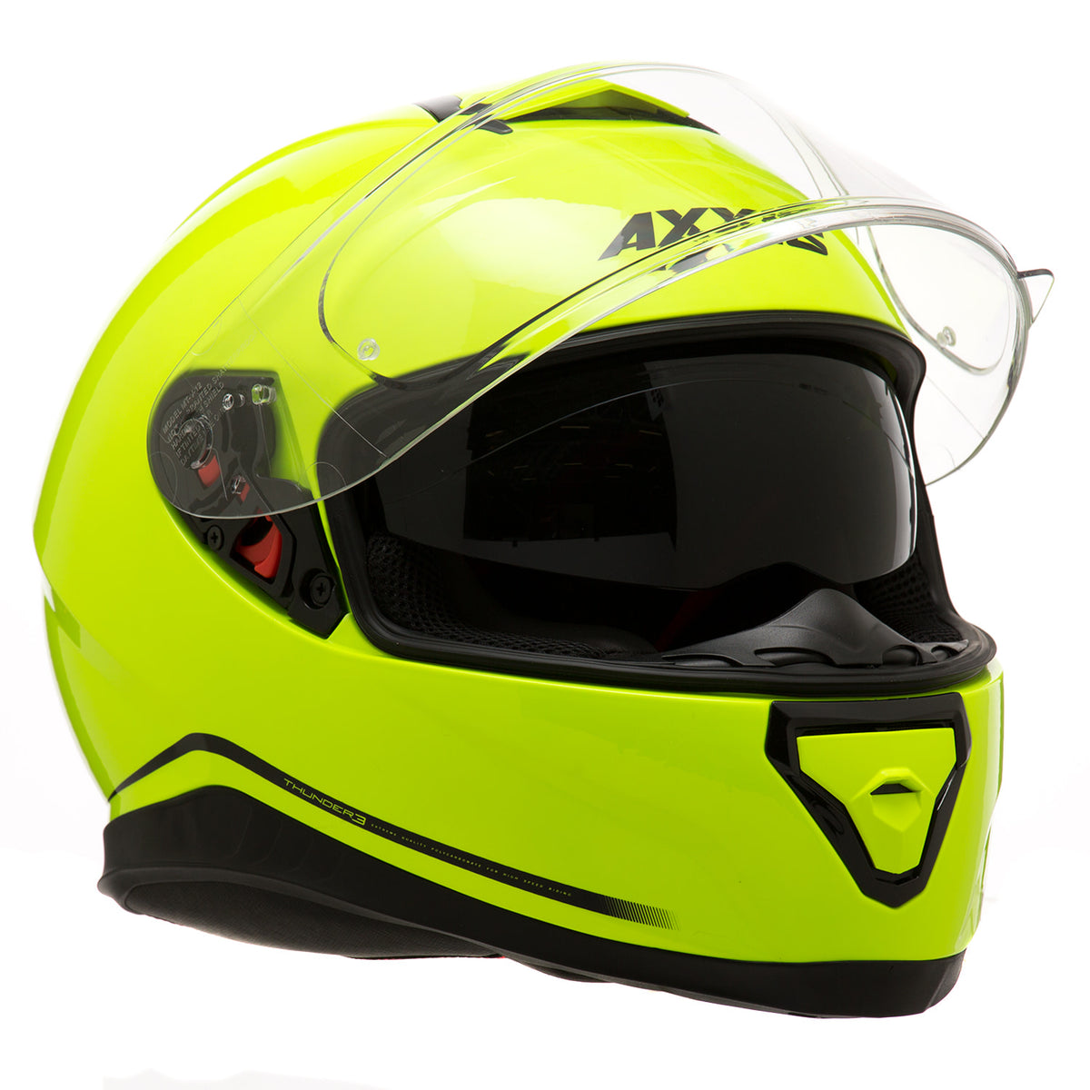 Casco de Moto Axxis Thunder 3 SV Solid Amarillo brillo - XL