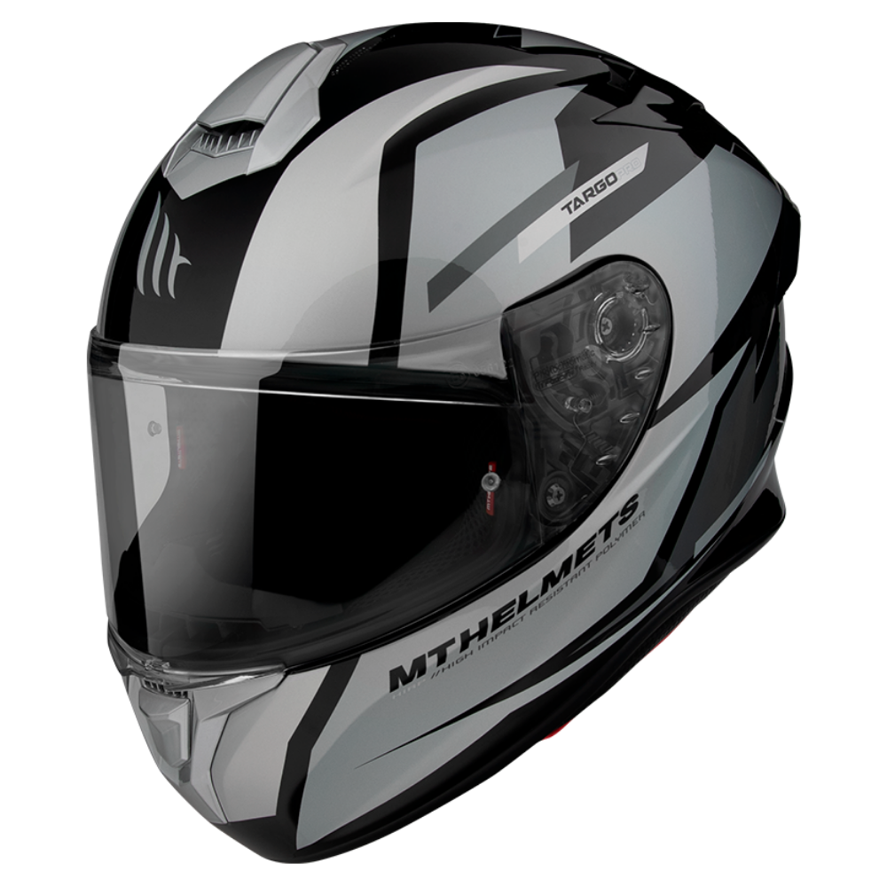 Casco de Moto MT Helmets Targo Pro Sound A2 Gris Brillo