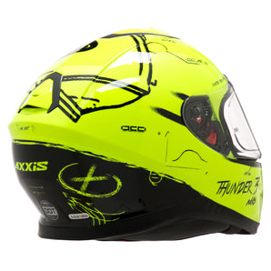 Casco de Moto Axxis Thunder 3 Board, Amarillo