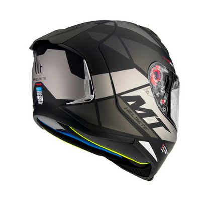 Casco de Moto MT Helmets Revenge 2 Scalpel A2 Gris Mate+ Mica Dark de regalo