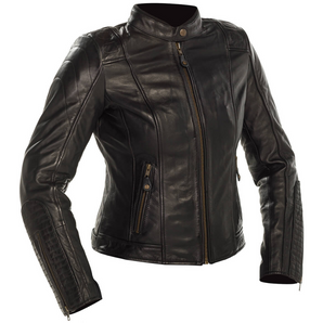Chaqueta moto cuero mujer