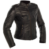 Chaqueta moto cuero mujer