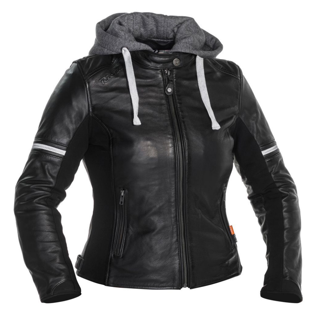 chaqueta moto cuero mujer