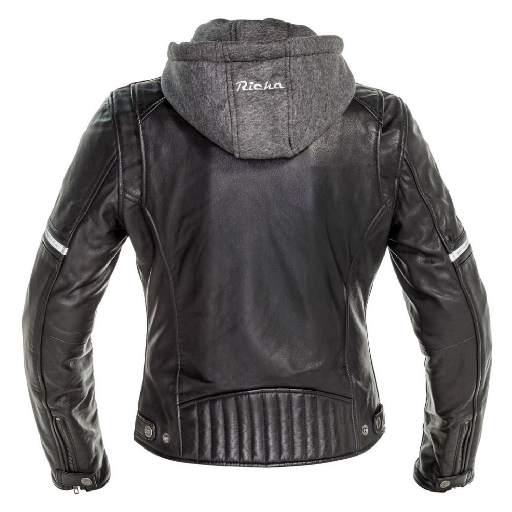 chaqueta moto cuero mujer