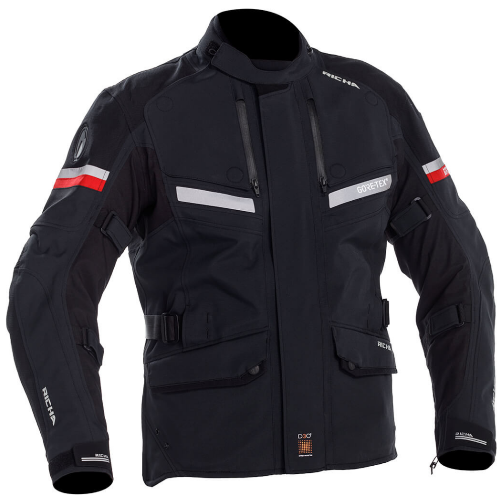 Chaqueta moto hombre