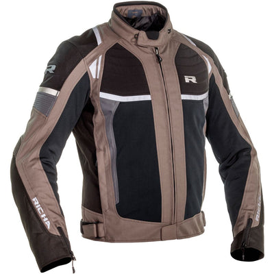 chaqueta de moto cafe