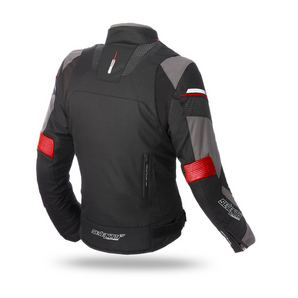 Chaqueta para Moto Mujer Seventy SD-JR71 Invierno Racing Mujer Negra/Rojo