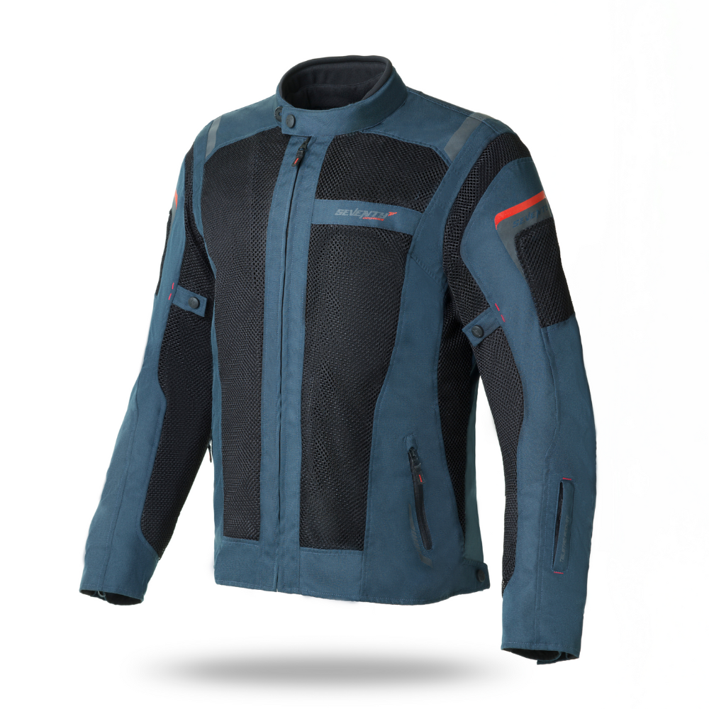 Chaqueta para Moto Seventy SD-JT56 Verano Touring Hombre Navy/Negro - S