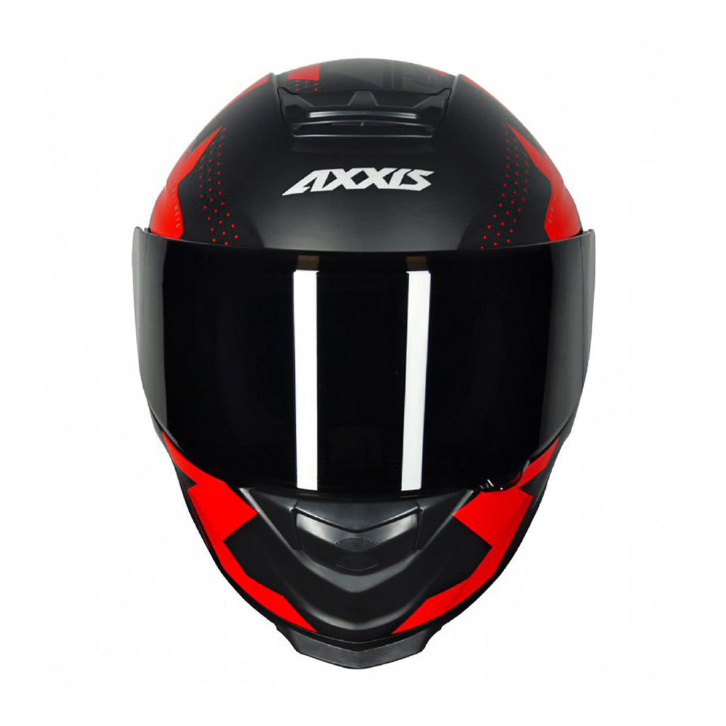 PROMO Casco Axxis Eagle SV Diagon B5 Rojo + Mica transparente