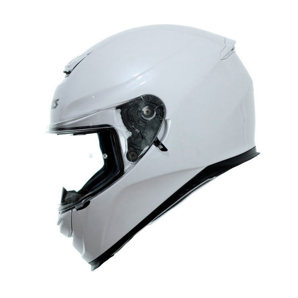 PROMO Casco Axxis Eagle SV Solid A0 Blanco + Mica transparente