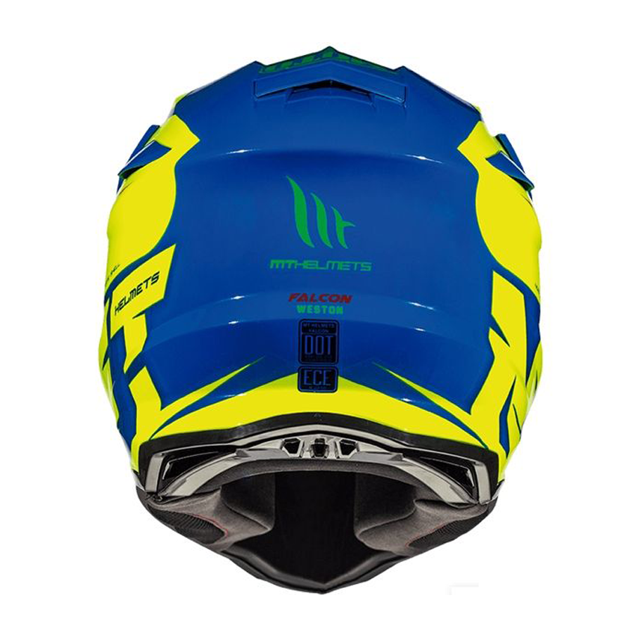 Casco Motocross atrás