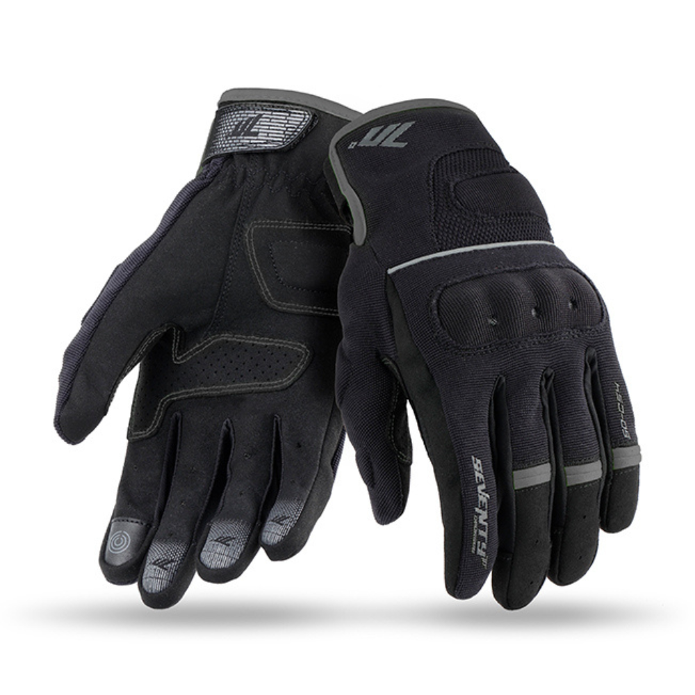 Guante para Moto Seventy SD-C54 Verano Urban Hombre Negro/Gris