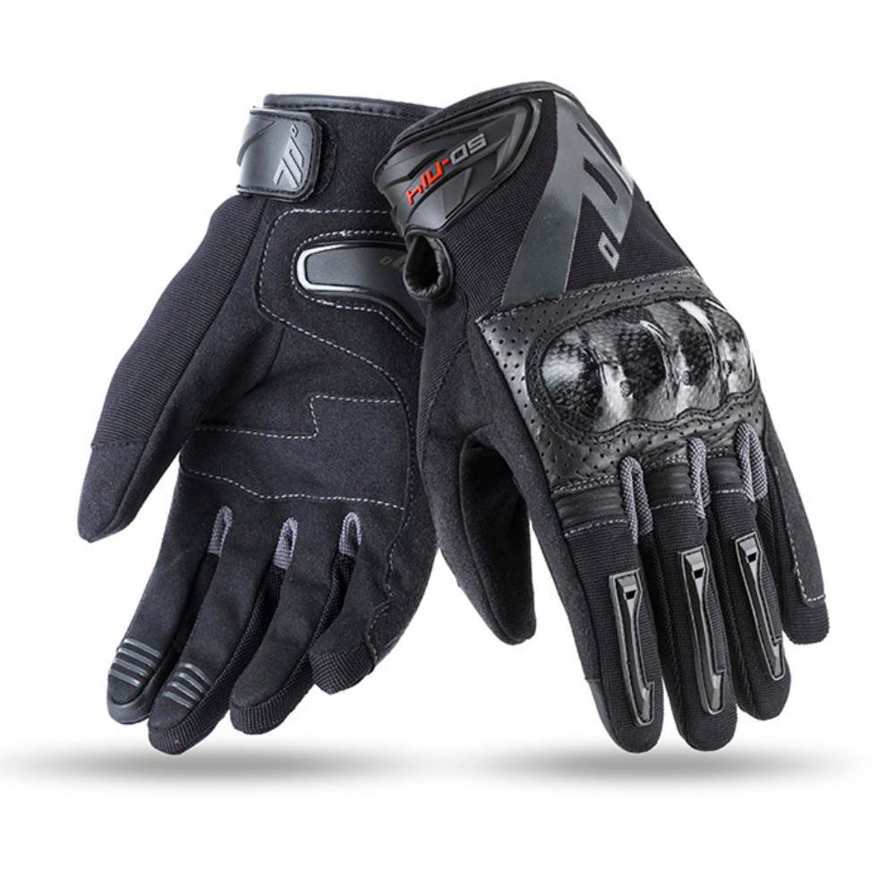 Guante para Moto Seventy SD-N14 Verano Naked Hombre Negro/Gris