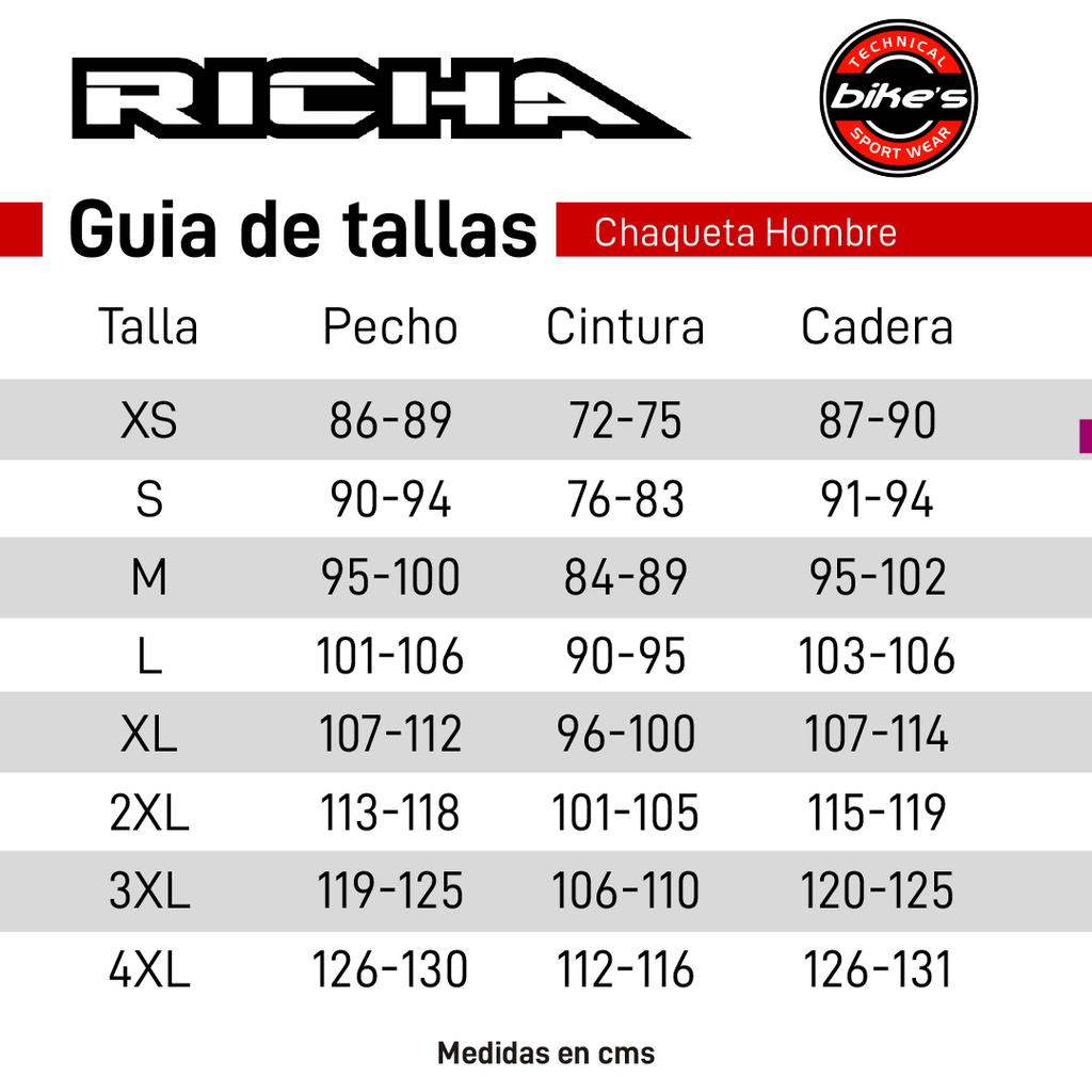 Chaqueta para Moto Richa Infinity 2 Black