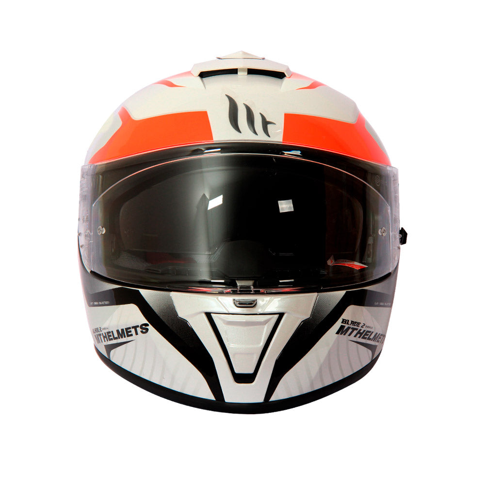 casco moto mt frente