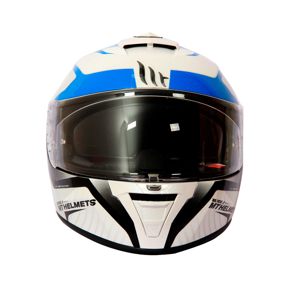 casco moto frente