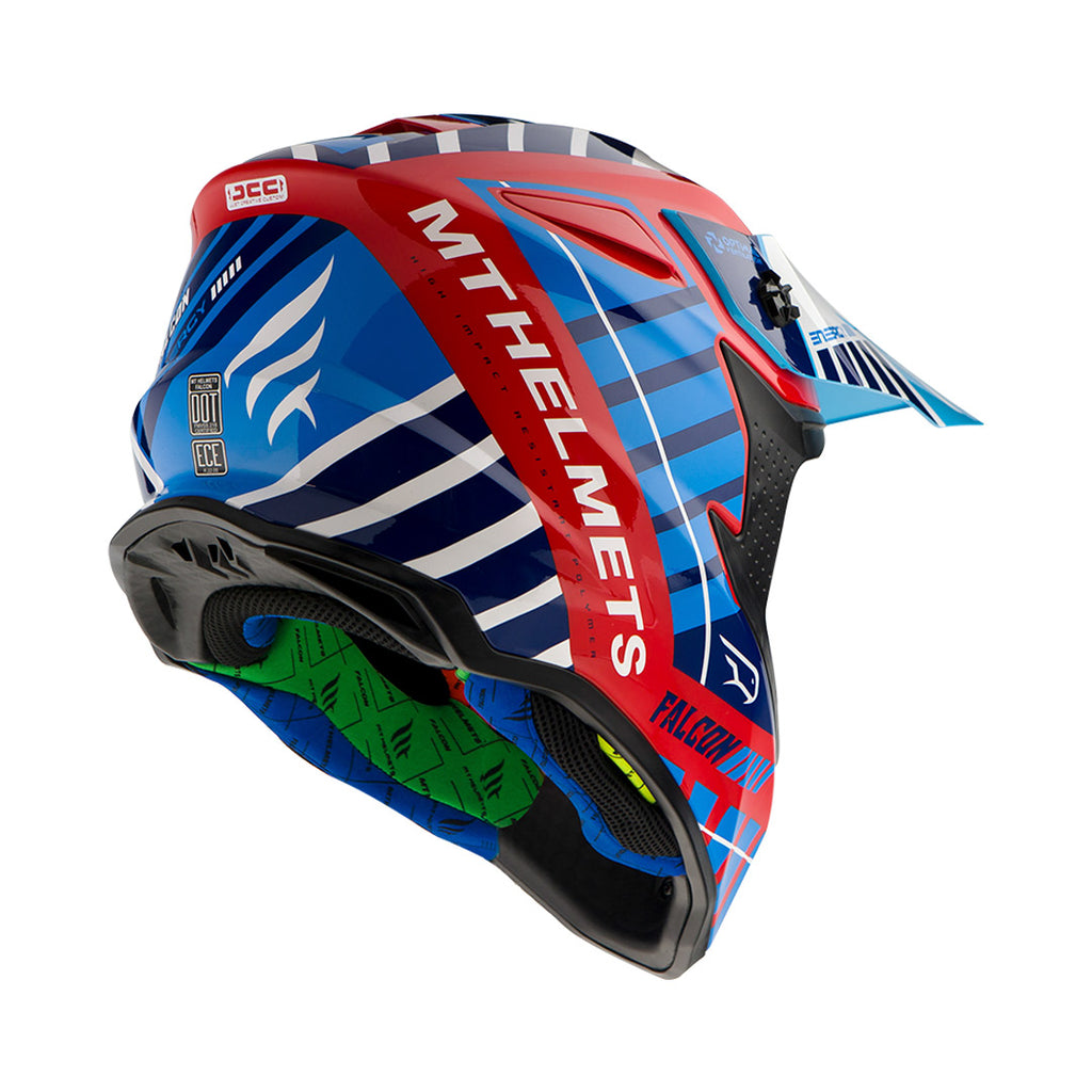 Casco Motocross atrás