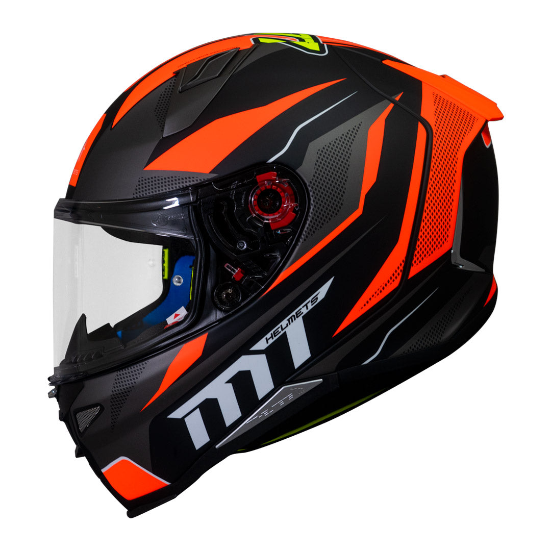 Casco de Moto MT Helmets Revenge 2 MTFOUNDATION C1 Negro Mate Mica Da Bikesport Chile