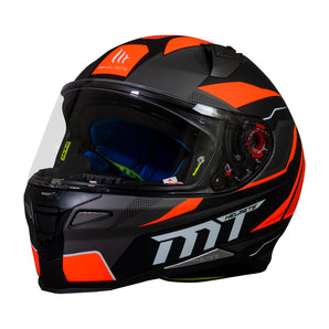 Casco de Moto MT Helmets Revenge 2 MTFOUNDATION C1 Negro Mate+ Mica Dark de regalo